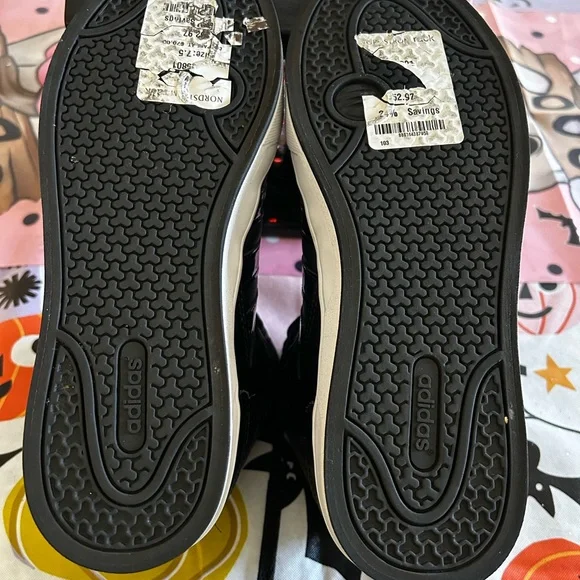 Adidas Men's Black and White High-Top Sneakers - Picture 5 of 5